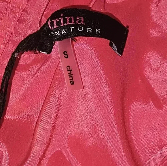 Trina Turk Red and Pink Striped Sleevelss Maxi Dress - Picture 10 of 11